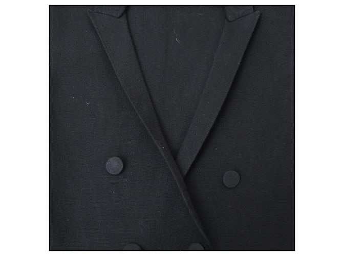 Altuzarra Indi Double-Breasted Blazer in Black Polyester - view 5