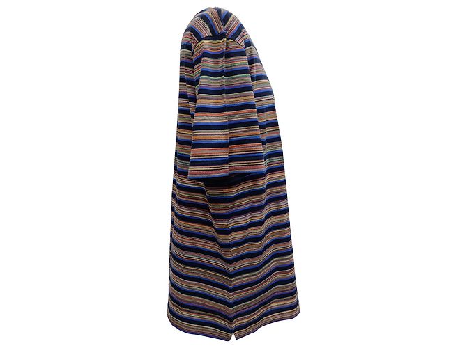 T-shirt a righe patch Missoni in cotone multicolore - vista 5