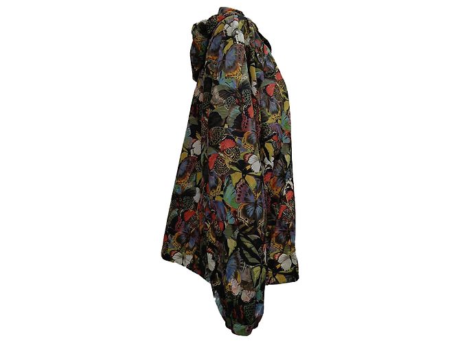 Valentino Garavani Camubutterfly Printed Windbreaker Jacket in Multicolor Polyester Multiple colors - view 2