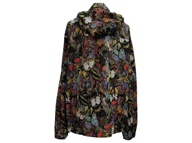 Valentino Garavani Camubutterfly Printed Windbreaker Jacket in Multicolor Polyester Multiple colors - view 3