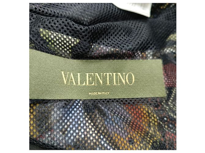 Valentino Garavani Camubutterfly Printed Windbreaker Jacket in Multicolor Polyester Multiple colors - view 4