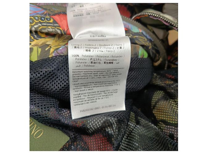 Valentino Garavani Camubutterfly Printed Windbreaker Jacket in Multicolor Polyester Multiple colors - view 5