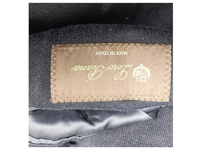 Blazer de un solo botón con bolsillos en algodón azul marino Loro Piana - vista 6