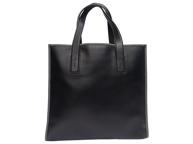 Tod's Slim Script Tote aus schwarzem Leder - Ansicht 7