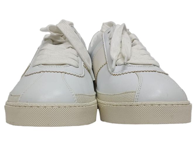 Tênis Bannister Tom Ford em couro branco Cru - vista 2