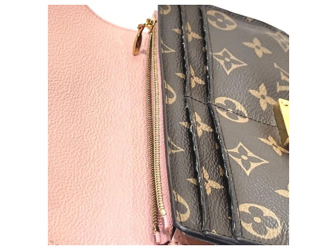Portafoglio Bifold Lungo Pallas Monogramma Louis Vuitton Marrone Rosa - vista 6