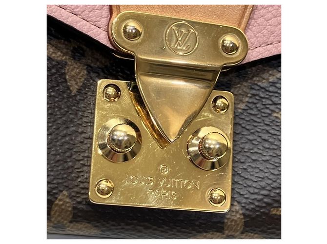Portafoglio Bifold Lungo Pallas Monogramma Louis Vuitton Marrone Rosa - vista 9