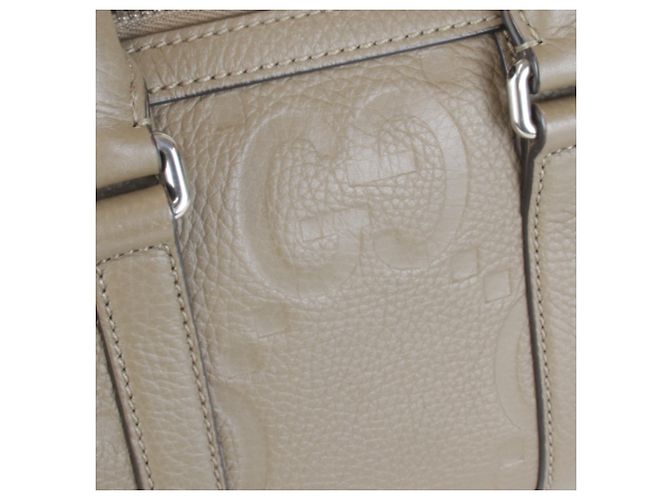 Borsa a mano mini Duffle Jumbo GG di Gucci Beige - vista 11