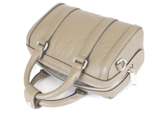 Borsa a mano mini Duffle Jumbo GG di Gucci Beige - vista 5