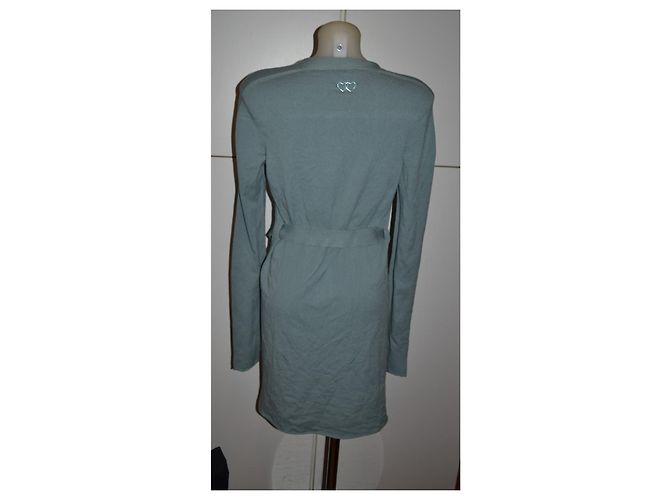 Twin Set Kleid Türkis Viscose XL - Ansicht 3