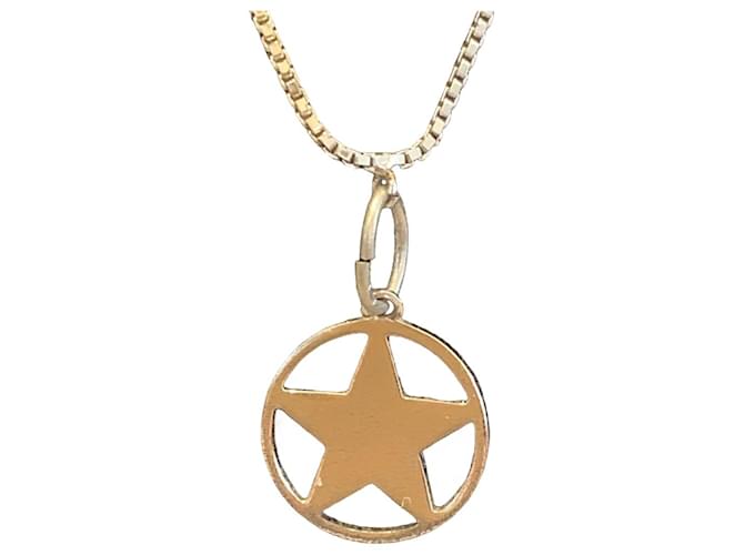 Collana Dior con pendente a stella argento Blu chiaro - vista 5