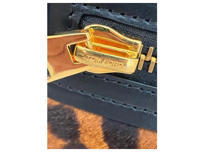 Nuova borsa a spalla con stampa animale di Tom Ford Stampa leopardo - vista 11
