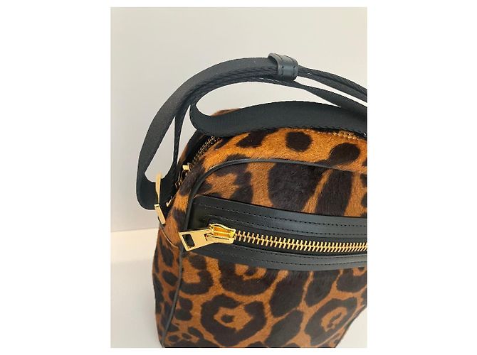 Nuova borsa a spalla con stampa animale di Tom Ford Stampa leopardo - vista 8