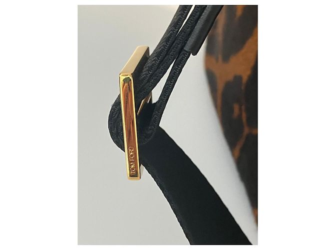 Nuova borsa a spalla con stampa animale di Tom Ford Stampa leopardo - vista 9