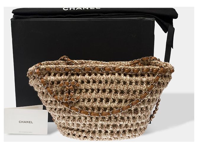 CHANEL Beiger Lederbeutel - 103083 - Ansicht 2