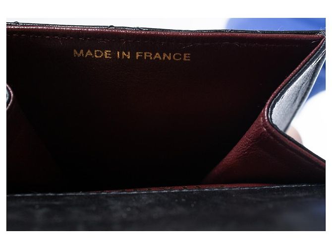 Chanel, Mini borsa a tracolla in pelle trapuntata Nero - vista 8