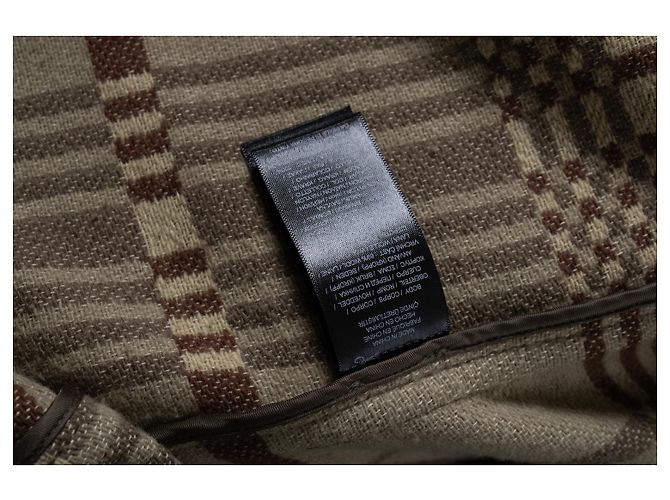 Ralph Lauren RRL, Abrigo de jacquard con cuello de shearling Castaño - vista 7