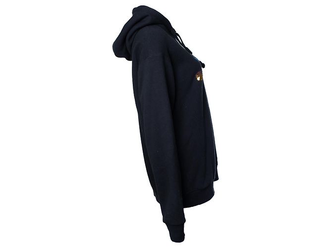 Sudadera negra con logo de lentejuelas Gucci Negro - vista 4