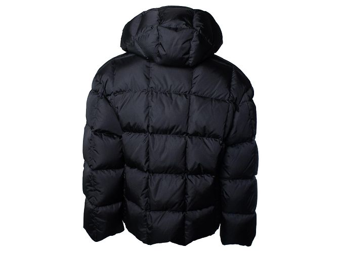 Giacca puffer a maniche lunghe Louis Vuitton Marrone Nero - vista 3