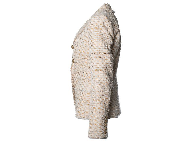 Balmain, blazer de tweed de dupla face - vista 2