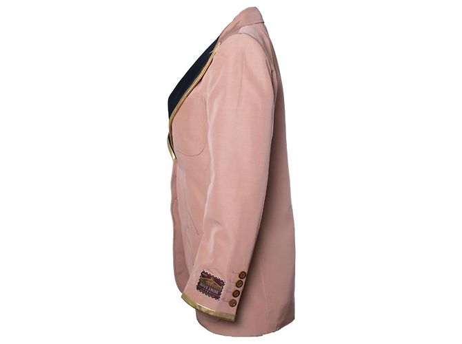 Einreiher Blazer Gucci, Soave Amore Schwarz Pink Golden - Ansicht 4