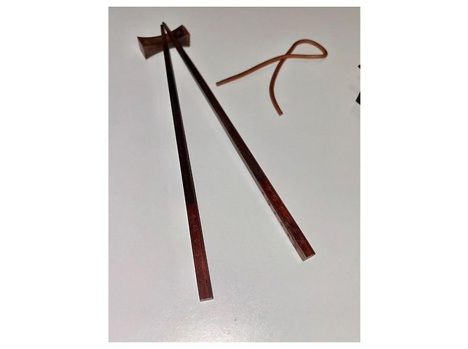 Louis Vuitton Baguettes 25th Anniversary Wood Tableware Dark brown - view 6