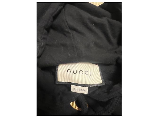 Abrigo Gucci de algodón negro para hombre - vista 3