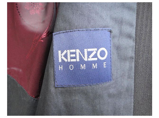 Parka Kenzo negra de algodón y nylon para hombre Negro - vista 3