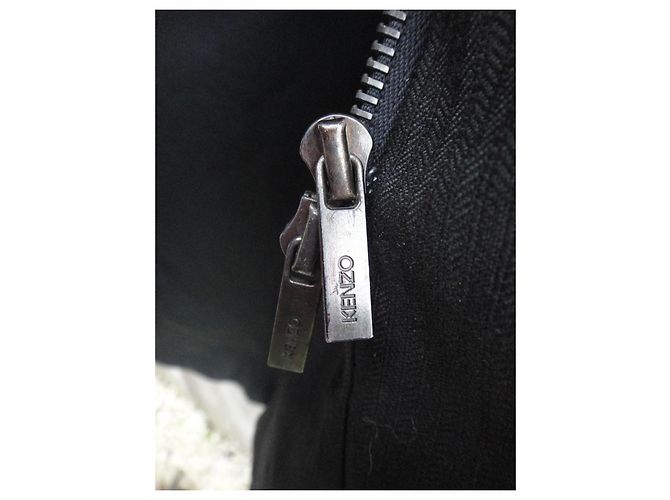 Parka Kenzo negra de algodón y nylon para hombre Negro - vista 7