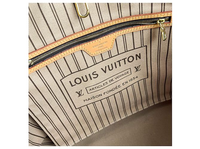 Louis Vuitton Borsa a spalla Neverfull MM Canvas Game On, marrone - vista 11
