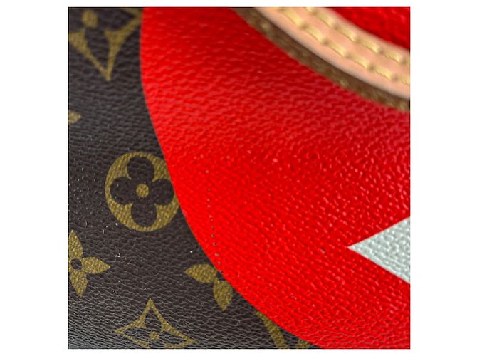 Louis Vuitton Borsa a spalla Neverfull MM Canvas Game On, marrone - vista 14