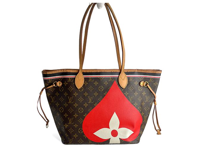 Louis Vuitton Borsa a spalla Neverfull MM Canvas Game On, marrone - vista 6