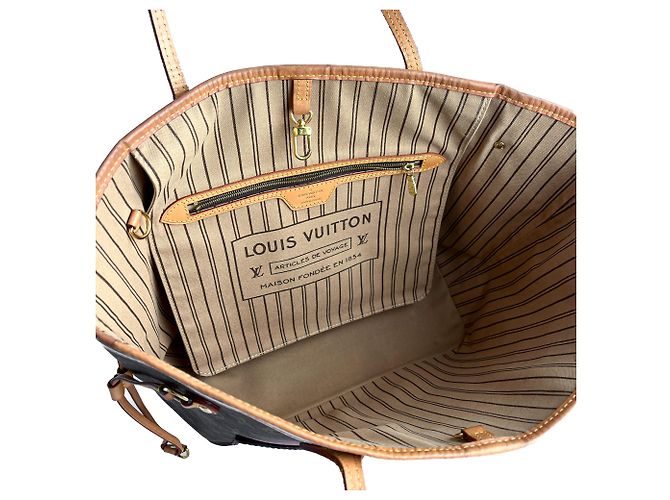 Louis Vuitton Borsa a spalla Neverfull MM Canvas Game On, marrone - vista 9