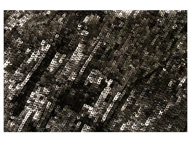 Top sin mangas de lentejuelas Phillip Lim Plata - vista 5
