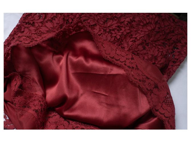 Prada blusa de renda vermelha Vermelho - vista 6