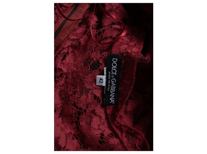 Prada blusa de renda vermelha Vermelho - vista 7