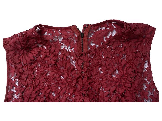 Prada blusa de renda vermelha Vermelho - vista 9