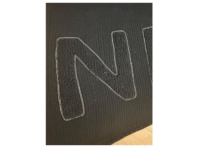 Bufanda Chanel negra de cachemira Negro - vista 8