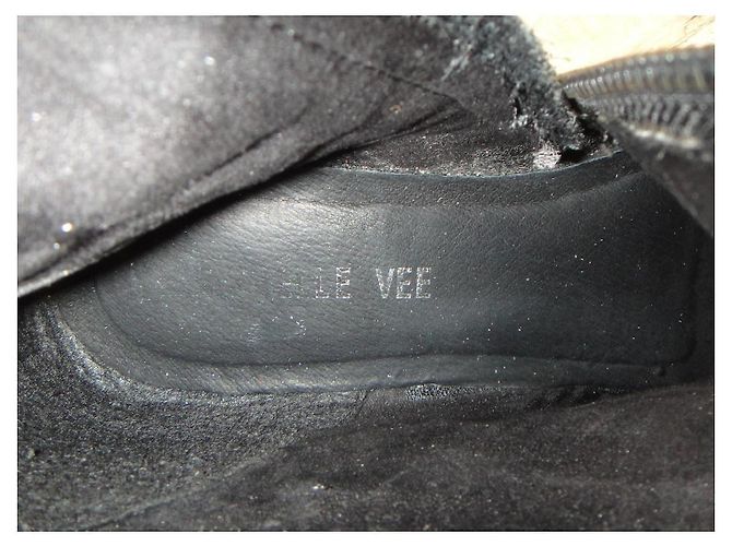 Autre Marque Botas Emanuélle Vee de cuero negro - vista 8