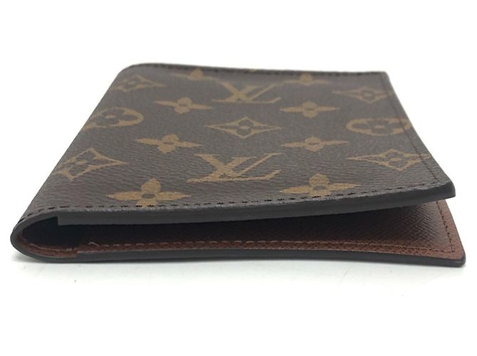 Copri Passaporto Monogram Louis Vuitton Marrone Monogramma - vista 3