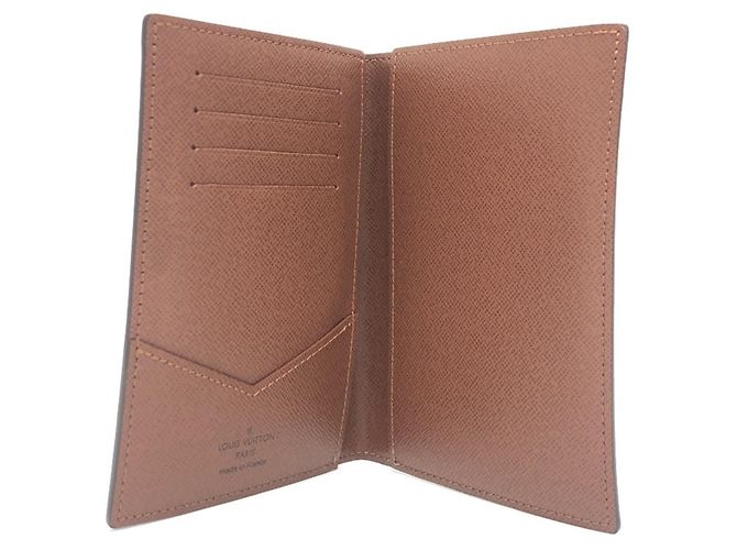 Copri Passaporto Monogram Louis Vuitton Marrone Monogramma - vista 6