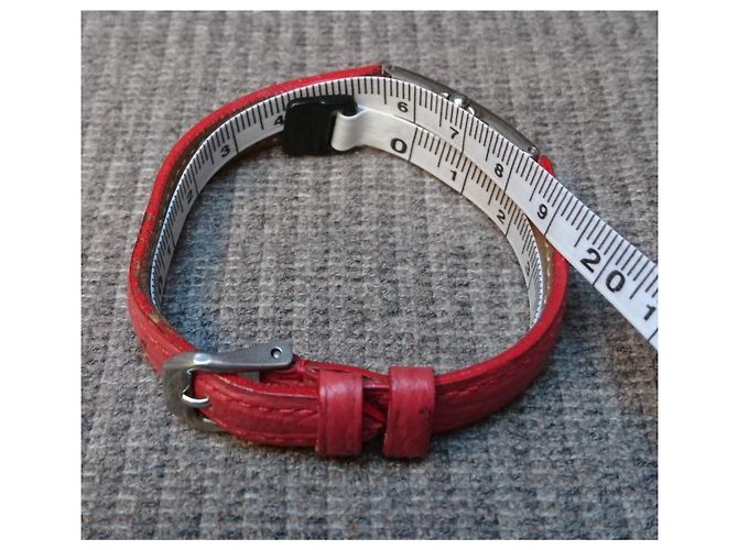 Reloj de cuarzo retro Emile Pequignet, ref. 3522313 Hecho en Francia Plata Roja - vista 6