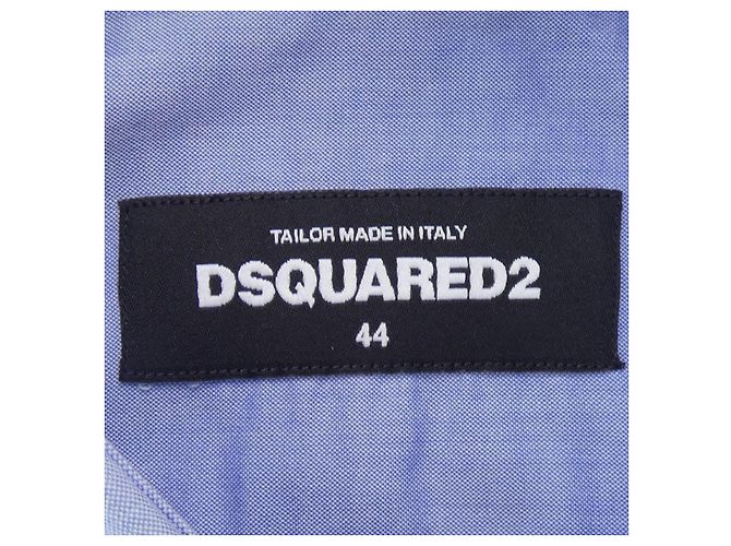 Autre Marque Camicia Dsquared2 S74DL0758 Blu - vista 4