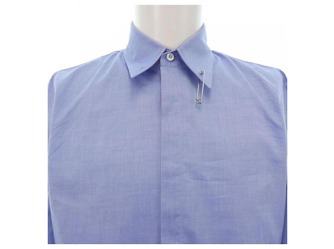 Autre Marque Camicia Dsquared2 S74DL0758 Blu - vista 5