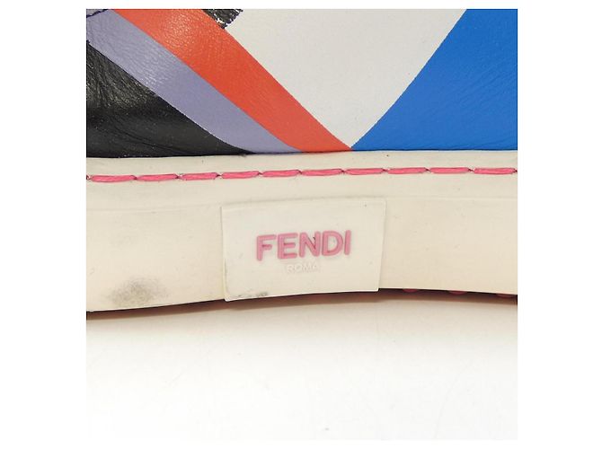 Fendi Sneakers Black Pink White - view 6