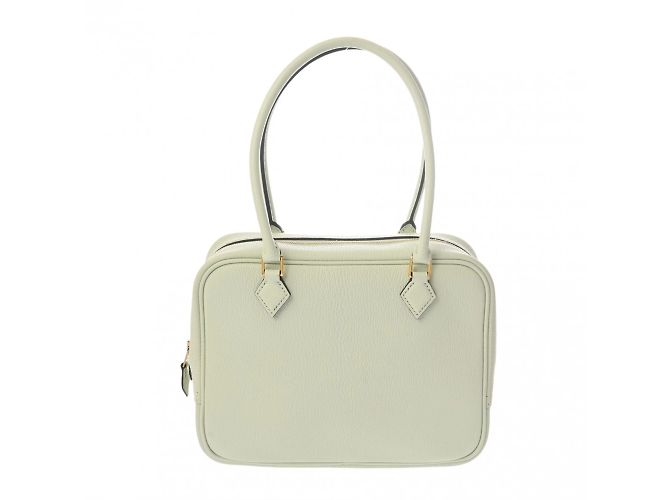 Hermès Plume Mini-Handtasche Hellgrün - Ansicht 2