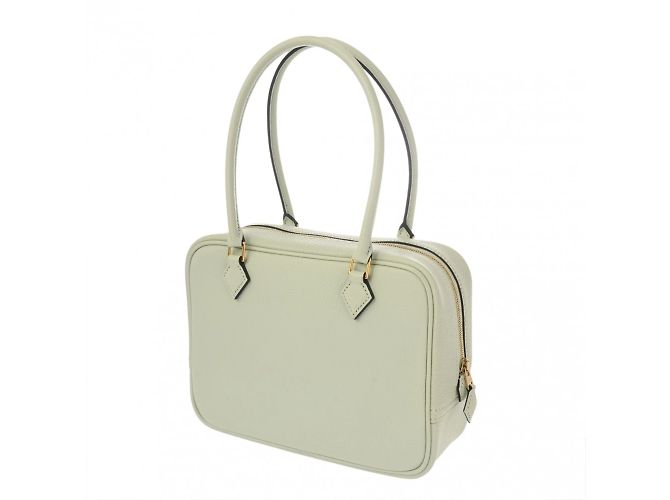 Hermès Plume Mini-Handtasche Hellgrün - Ansicht 3