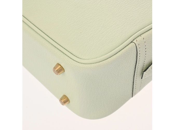Hermès Plume Mini-Handtasche Hellgrün - Ansicht 8