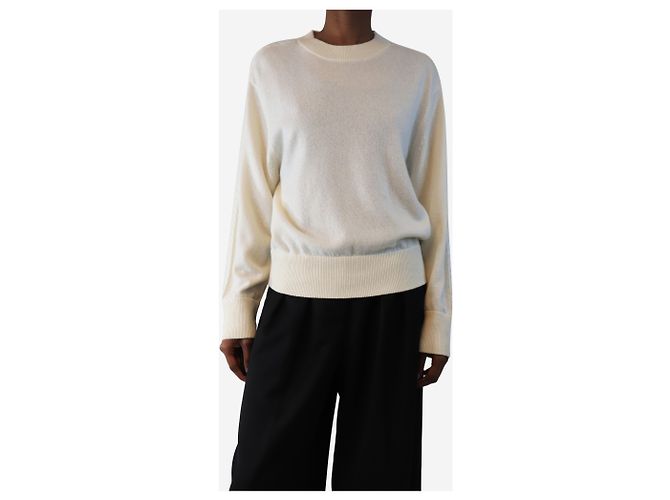 Iro Pull ras du cou crème - taille XS Écru - vue 3
