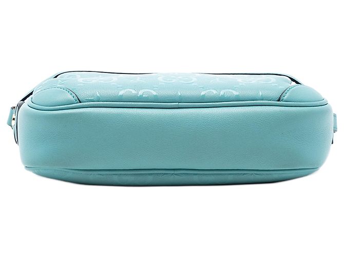 Borsa a tracolla in pelle blu GG con stampa a stelle Gucci Blu chiaro - vista 3